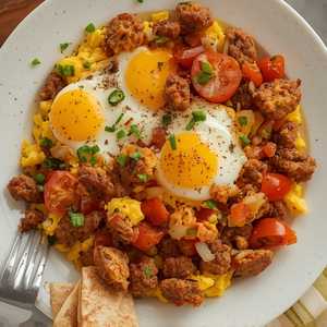 Huevos con Chorizo