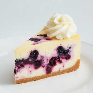Blueberry-Vanilla Cheesecake