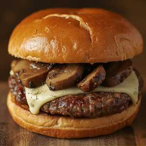 Mushroom Swiss Burger