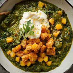 LahSuni Corn Palak