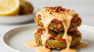 Fried Green Tomatoes And Pimento Cheese