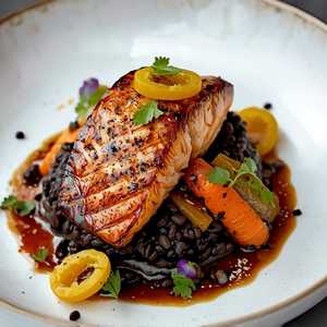 Pan Seared King Salmon