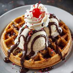 Waffle Sundae