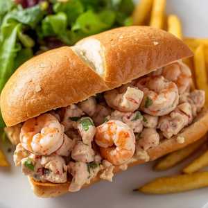 Fresh Coos Bay Shrimp Roll