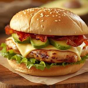 Grilled Chicken Club Sandwich