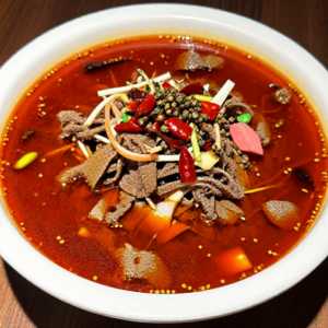 Mixed Beef & Ox Tripes Spam In Szechuan Chili Broth