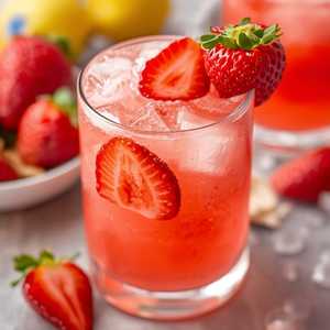 Strawberry Lemon Agua Fresca