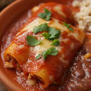 Chicken enchiladas