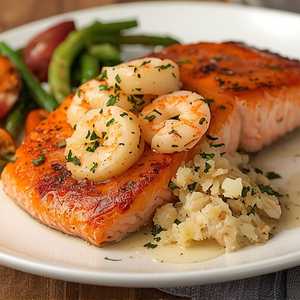 Stuffed Atlantic Salmon