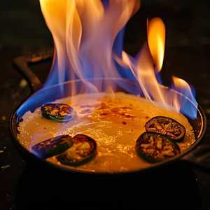 Hellfire Saganaki \"Opa!\"