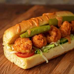 Brenda's Fried Seafood Po' Boy