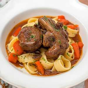 AGNELLO D'ORATO WITH FETTUCCINE (ROBERTO'S FAVORITE)
