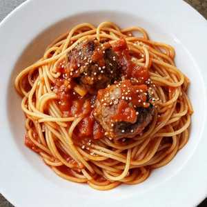 1/2 Spag W/ Meatballs