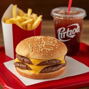 Fuel Up Deal: 1/4LB. CHEESEBURGER, FRIES & BEVERAGE