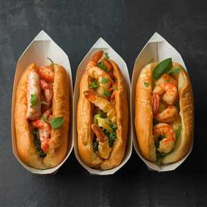 Seafood Roll Flight