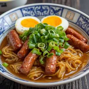 Taiwanese Sausage Rice Noodles (Not GF)