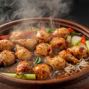 Sichuan Clay Pot Chicken