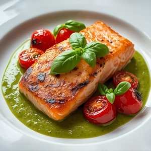 Salmon Basilico