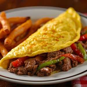 Beef Western Omelette