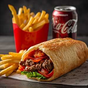 Beef Wrap Combo