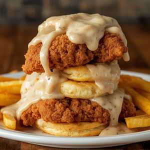 Fried Chicken & Biscuit