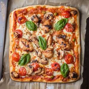 Grilled Chicken Parmesan Pizza