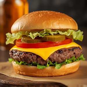 WHITE CHEDDAR BURGER