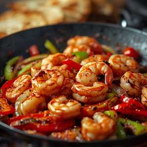 Grilled Shrimp Fajitas
