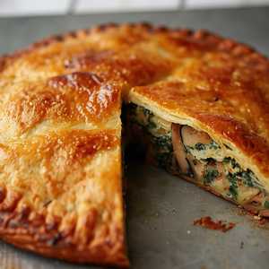 Spinach Mushroom Pie (Vg)