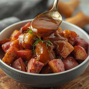 Red Bliss Smashed Potatoes & Gravy