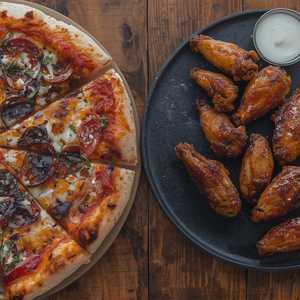 Game Day Deal Pizza + Wings