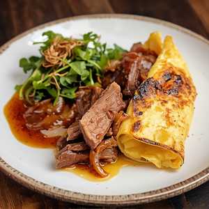 Oxtail Omelette