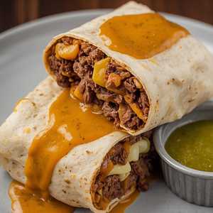 Red or Green Chile Beef Burrito