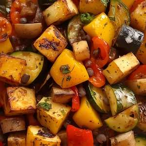 Side Of Roasted Seasonal Vegetables