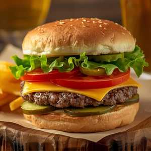 Harry's Single Cheeseburger