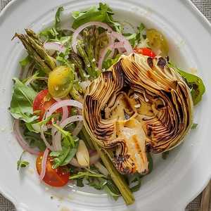 Grilled Artichoke Salad