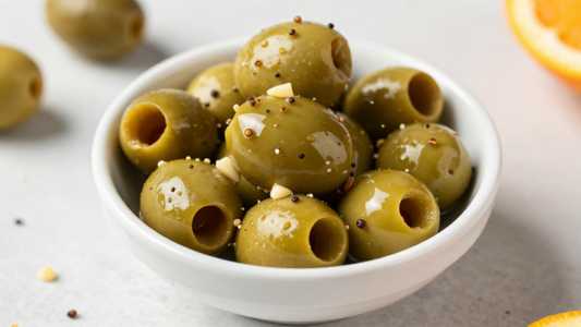 WARM MARINATED OLIVES