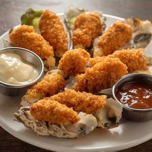 Pan Fried Pacific Oysters