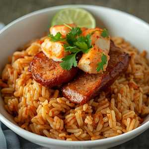 Pork Belly & Crab Tom Yum Fried Rice