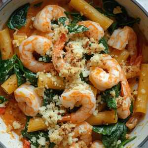 White Shrimp Rigatoni