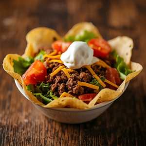 Taco Salad with chicken or ground beef
