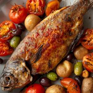 Pan-Seared Adobo Branzino