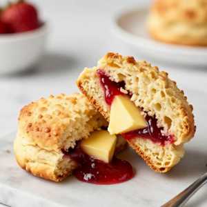 Biscuit With Jam/Butter