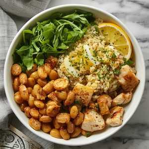 Lemon Chicken + Rice