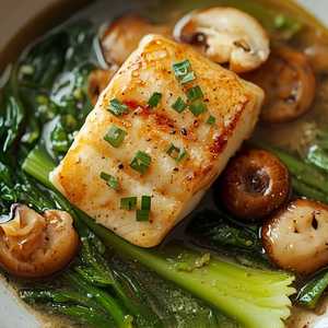 Miso Glazed Sea Bass