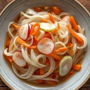 Spicy Kelp Noodles & Raw Vegetables