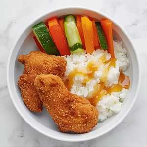 Mini Chicken Katsu With Amai Sauce