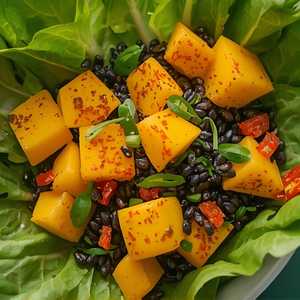Chicory mango salad