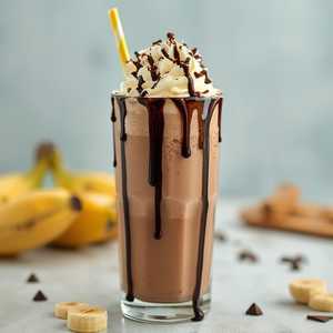 Banana Chocolate Peanut Butter Shake