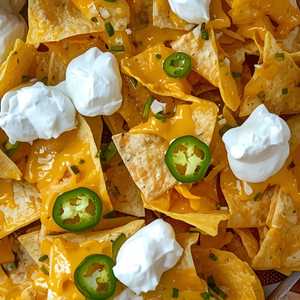 Nachos Con Queso Amarillo